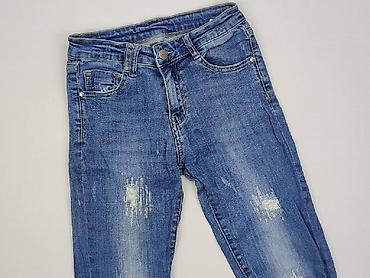 niebieska bluza h: Jeansy damskie, rozmiar XS — 1