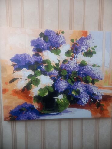 fab fasad boyalari: Kətan tablo 50×40 ölçü akril boya