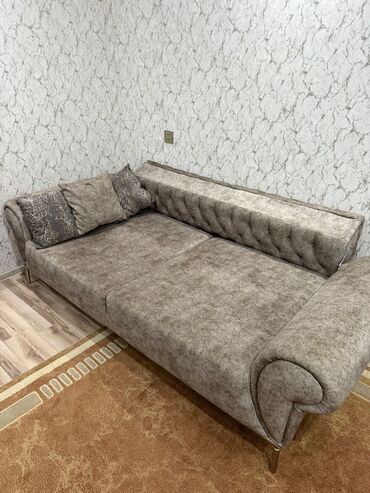 Divanlar: Divan, İşlənmiş, Açılan, Bazasız, Vеlur parça, Çatdırılma yoxdur — 10