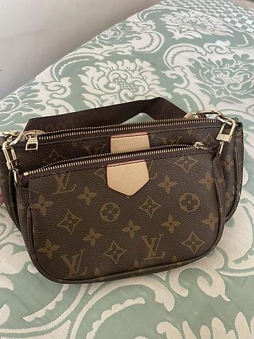 pari: Классическая сумка, Louis Vuitton, Франция, Материал: Комбинированный материал, Застежка на молнии, Женские, Б/у — 1