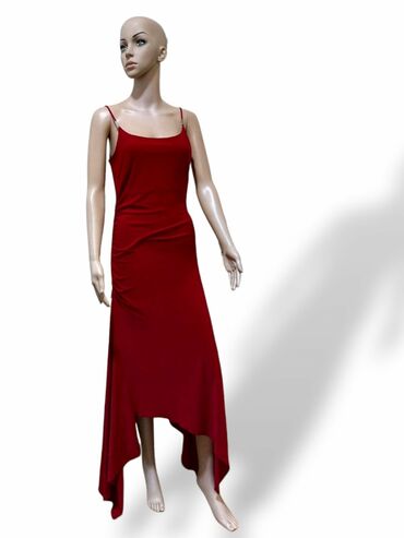 crvena plišana haljina: L (EU 40), color - Burgundy, Cocktail