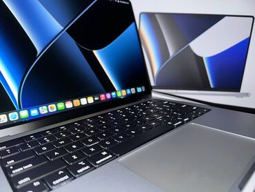 macbook pro 14 m1 pro: Ноутбук, Apple, 16 ГБ ОЭТ, 14.3 ", Колдонулган, Жумуш, окуу үчүн, эс тутум SSD