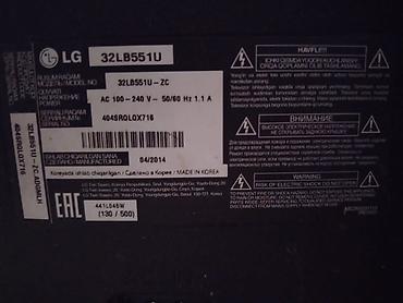 ikinci el tv satış: LG 32LB551U – 32 düym LED televizor Xüsusiyyətlər: - Model: LG — 2