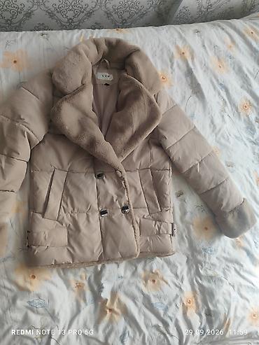 Пуховик, Короткая модель, Стеганый, L