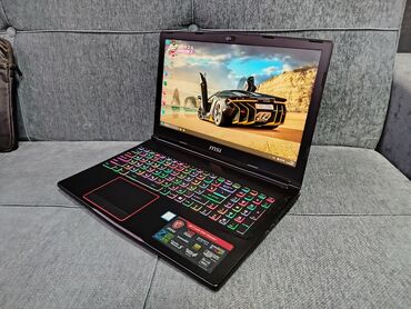 не рабочий компютер: Ноутбук, MSI, 16 ГБ ОЭТ, Intel Core i7, 15.6 ", Колдонулган, Жумуш, окуу үчүн, эс тутум SSD