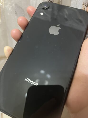 телефон сатып алуу: IPhone Xr, Колдонулган, 128 ГБ, Кара, Каптама