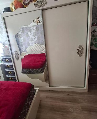 genc otaqi: Uşaq beşiyi və komod-modul dəsti - Material: LMDP/taxta teksturalı — 6