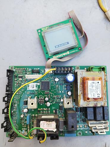 qızdırıcıları: Honeywell CS0205C-LS idarəetmə modulu və LCD ekran plata kombi Maktek — 1