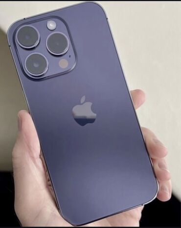 продать макбук: IPhone 14 Pro, Колдонулган, 256 ГБ, Deep Purple, 79 %