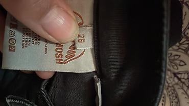 Lične stvari: Ženske pantalone Miss Mosh – model u crnoj boji, uskog (skinny) kroja — 3