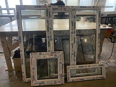 Plastik pəncərələr: Yeni İkiqat şüşə paketi Plastik pəncərə, Еni: 120 sm, Uzunluğu: 140 sm, Ödənişli quraşdırma — 4