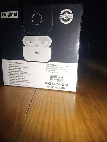 bluetooth qulağlığ: Məhsul: “Original” simsiz qulaqlıq (AirPods Pro üslubunda), şarj — 2