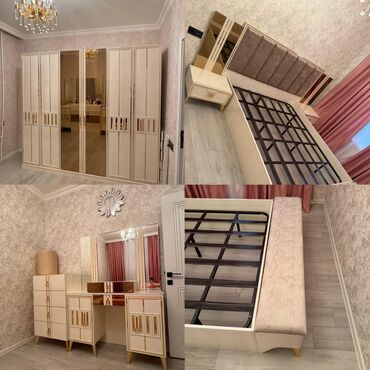 Divanlar: İkinəfərlik çarpayı, Dolab, Termo, 2 tumba, İşlənmiş
