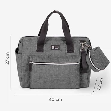 cetti patike: KIKKA BOO KikkaBoo Torba za mame Maxi – dark grey (šifra: KKB2) — 1