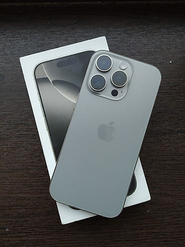 iphone xt: IPhone 16 Pro, Б/у, 256 ГБ, Natural Titanium, Коробка, 89 % — 1
