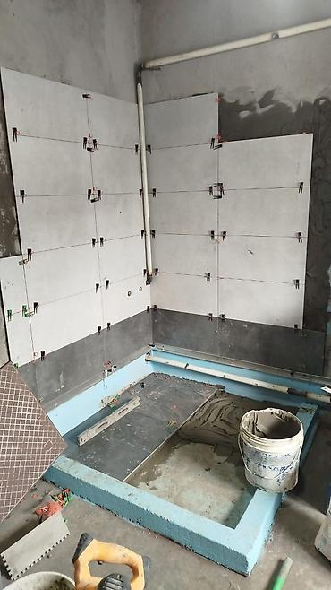 Укладка плитки: Укладка плитки на откосы, окна, двери | Керамогранитая плитка | Диагональная укладка Больше 6 лет опыта — 19