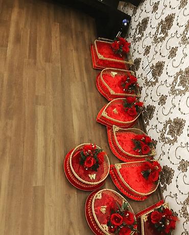 hamam xoncasi: Xınayaxdı/nişan üçün bəzəkli xonça qirmizilar satilir ancaq — 3