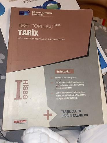 Testlər: Məhsul: “Test Toplusu – Tarix (Yeni təhsil proqramı – kurikulum üzrə) — 1
