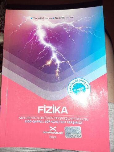 физика банк тестов 1 часть pdf: Tepteze kitablardir,qirmizi 7 manat,goy 8 manatdi.Ikisini bir yerde