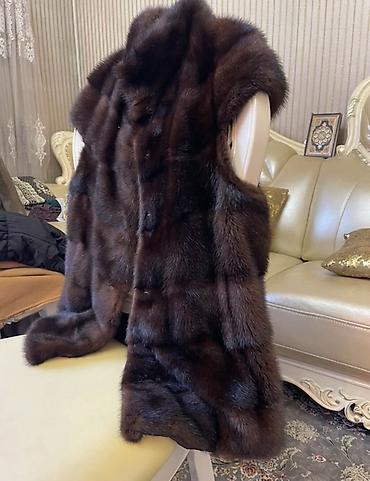 Айымдардын кийими: Шуба, Норка, Кыска модель, 2XL — 1
