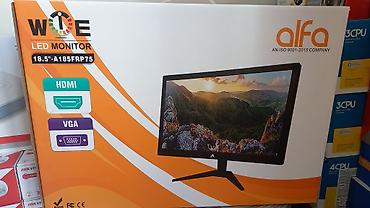 monitor stand: WQE LED Monitor – 18.5" (Model: A185FRP75) - Ekran ölçüsü: 18.5" - — 1