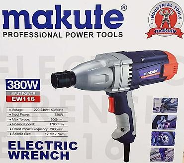 Makute EW116 elektrik açarı – peşəkar güc aləti. Texniki