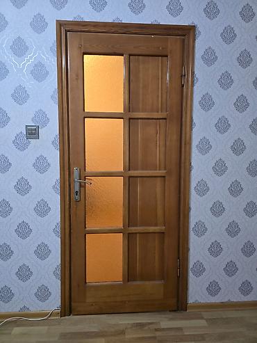 taxtalar: Şüşəli taxta otaq qapıları - Material: təbii ağac (isti — 6