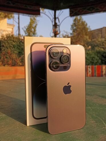 Техника для кухни: IPhone 14 Pro, 256 ГБ, Deep Purple, Гарантия, Беспроводная зарядка, Face ID
