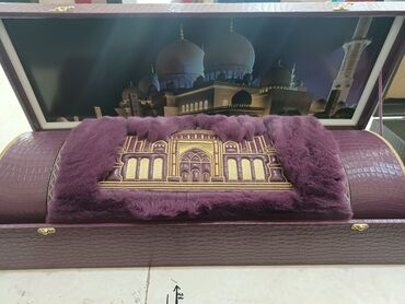 Жайнамазы: Жайнамаз, Новый, Подарочный, цвет - Бежевый, Голубой, Зеленый — 16