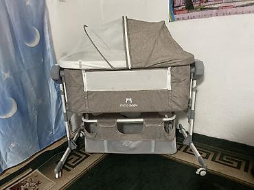 Детская колыбель-люлька INING BABY с электронным укачиванием -