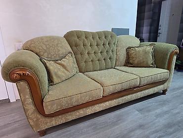 Divan və kreslo dəstləri: Təcili satılır: Məhsul: Künc divan dəsti (2 model) 1) Açıq bej modul — 5
