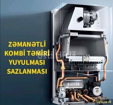 kombi qutusu: Erazi Ferq Etmir Baki-Sumqayit.Zəmanətli kombi təmiri, yuyulması və