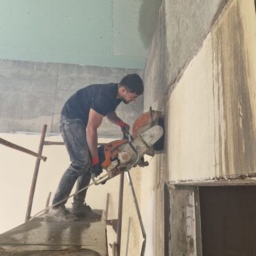 Beton işləri: Beton kəsmə–deşmə xidməti - Dəmirsiz və armaturlu betonun kəsilməsi — 25