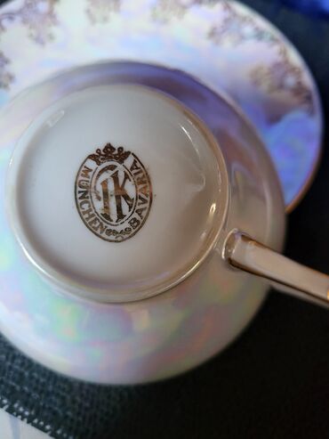 Kuhinjski setovi: Solja kolekcionarska Bavaria porcelan,vintaz sa sedef glazurom. Solja — 11