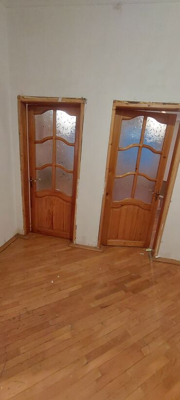 Alçipan: Taxta otaq qapıları – 5 ədəd dəst - Material: təbii ağac (şpon