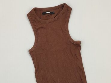 brązowy t shirty damskie: T-shirt, S, stan - Bardzo dobry