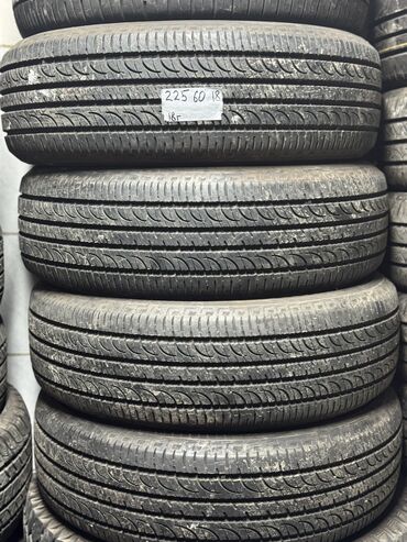 Шины: Шины 225 / 60 / R 18, Лето, Б/у, Пара, Легковые, Япония, Bridgestone