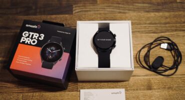 modem qiymeti: Смарт часы, Amazfit, Сенсорный экран, цвет - Черный