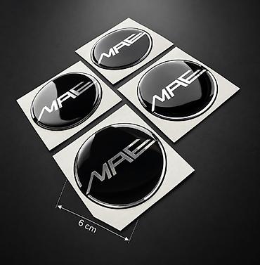 veev uputstva: MAE 3D Oznake za Alu Felne - 2304 MAE 3D stikeri za felne namenjeni — 2