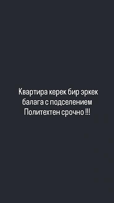 ыссык куль комнаты: Ищется сосед для подселения в квартиру в районе Политеха. Подселение — 1
