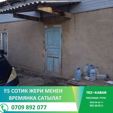 кант жер там: Времянка, 32 м², 2 комнаты, Собственник, Старый ремонт