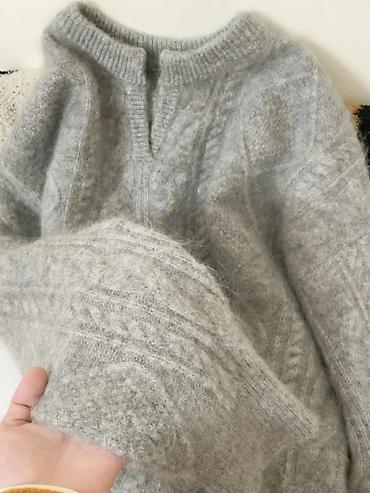 Кофты, свитеры: Стильная женская осенне-зимняя кофточка в сером на 48 разм. 800с — 4