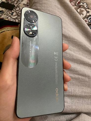 acılıb bağlanan telefon: Oppo A78 5G, 256 GB, rəng - Boz, Barmaq izi — 1
