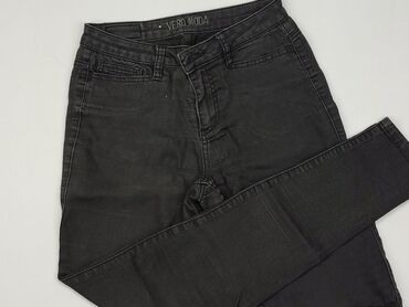 czarne spódnice jeansowe z przetarciami: Jeansy, Vero Moda, S, stan - Dobry