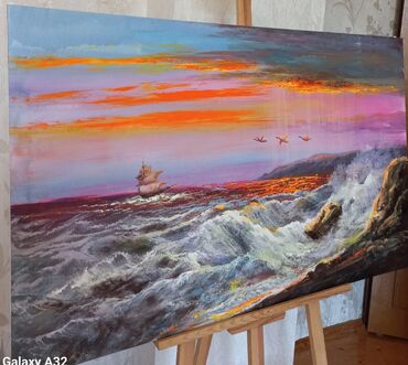 Şəkillər, tablolar: Ölçü 130/70.  Səhifəyə daxil olun digər rəsmlərə baxa bilərsiniz. Real — 25