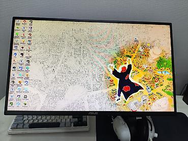 ipad mini: Монитор ASUS V258G 165Hz (плоская панель, тонкие рамки) в комплекте — 1