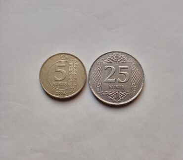 Sikkələr: Qəpiklər. Vatsap var. Siyahı var.Başqa dəmir və kağız pullar da var — 5