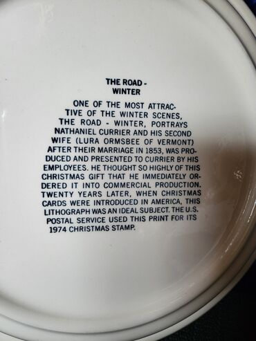 Činije: Cinija nova Currier -- Ives zima na putu iz 70ih. Univerzalna na lalafo.rs — 13 Činije: Cinija nova Currier -- Ives zima na putu iz 70ih. Univerzalna — 13