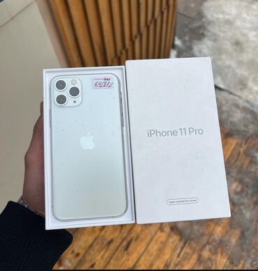 iphone 11 копия: IPhone 11 Pro, Б/у, 64 ГБ, Белый, Чехол, 88 %