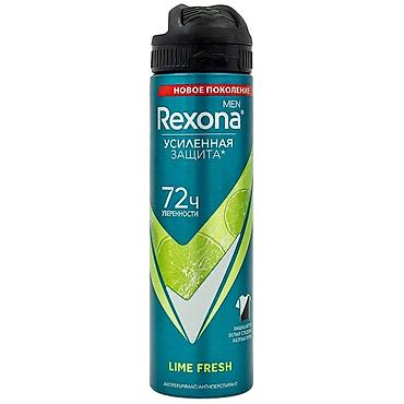 софт мен спрей: Rexona Men Lime Fresh — аэрозольный антиперспирант с усиленной защитой — 1
